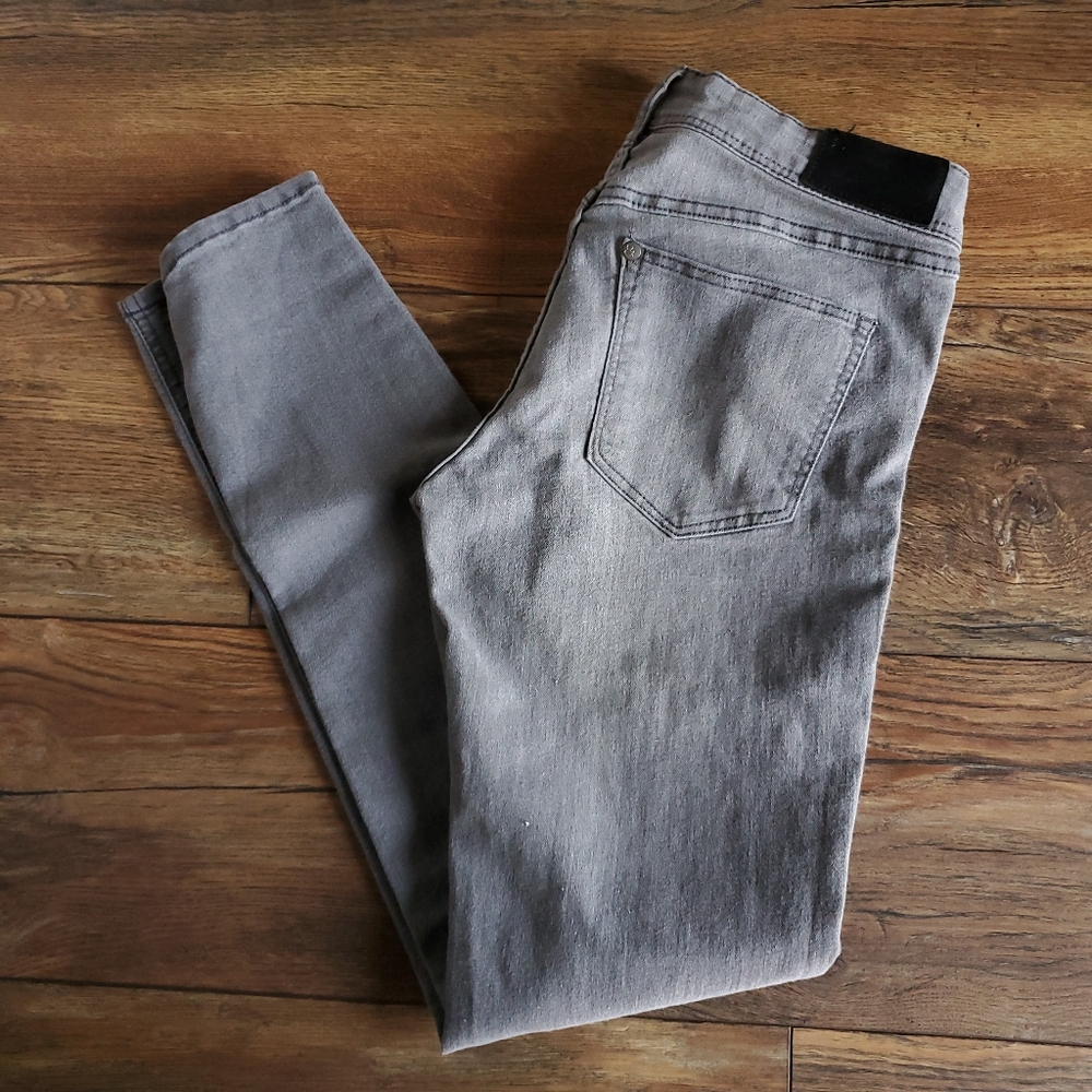 &Denim gray skinny jeans